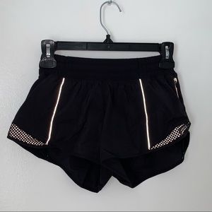 Lululemon Reflective Hotty Hot Shorts